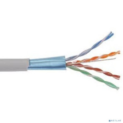 ITK LC1-C6A04-121 Кабель связи витая пара U/UTP, кат.6A 4 x 2 x 23AWG solid, LSZH, 305м, серый