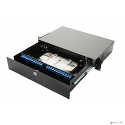 EUROLAN 47F-48-S2-SC-32-11BL Оптическая панель серии 47F-48, 19'' 2U выдвижная, корпус на 48 адаптеров, 32 симплекс SC адаптера, OS2