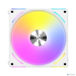 Lian Li G99.14ALV21W.R0 Вентилятор UNI FAN AL140 V2 White /UF-AL140V2-1W/ 140х140х28мм (PWM, ARGB, 250-1600 об/мин, 26.8dBa)
