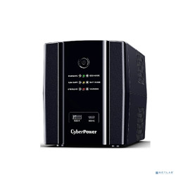 CyberPower UT1500EG ИБП {Line-Interactive, Tower, 1500VA/900W USB/RJ11/45/USB charger A/C (4 EURO) NEW, 12В/7 Ач х 2}