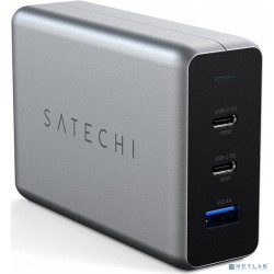 Satechi [ST-TC100GM-EU] Сетевое зарядное устройство Compact GaN Charger 100W Type-C PD - Space Gray (1790369)