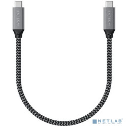 Satechi [ST-U4C25M] Кабель USB4 C to C длина 25 см. Цвет: серый космос"