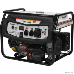 Kranz KR-16-1135 Генератор бензиновый KR5500EA, 5,5кВт, 230В, 25л, коннектор автоматики, электростартер