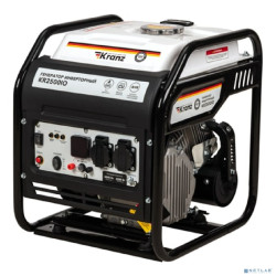 Kranz KR-16-1142 Генератор инверторный KR2500IO, 2,5кВт, 230В, 7л, открытый корпус, ручной старт