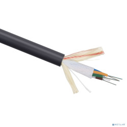 Cabeus SEG-9-01х08-FW-PE-OUT Кабель волоконно-оптический 9/125 одномодовый, 8 волокон, loose tube, подвесной, для внешней прокладки (-40C ~ +70), PE, черный