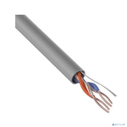 Rexant (01-0023-R ) Кабель витая пара U/UTP, CAT 5e, PVC, 2PR, 24AWG, INDOOR, SOLID, серый, 305м, РФ