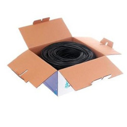 SkyNet Кабель UTP outdoor 4x2x0,48, медный, FLUKE TEST, кат.5e, однож., (305м) box, черный [CSS-UTP-4-CU-OUT]