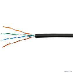 SkyNet Кабель UTP outdoor 4x2x0,51, медный, FLUKE TEST, кат.5e, однож., (305м) box, черный [CSP-UTP-4-CU-OUT-N]