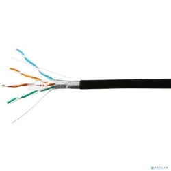 SkyNet Кабель Standart FTP outdoor 4x2x0,48, медный, FLUKE TEST, кат.5e, однож., 100 м, box, черный [CSS-FTP-4-CU-OUT/100]