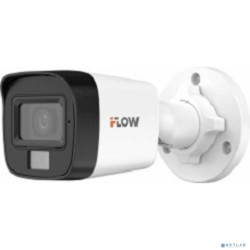 iFLOW F-AC-2152M(2.8mm) Value 3К (5Мп 16:9) уличная цилиндрическая HD-TVI камера с гибридной подсветкой ИК/LED до 30/20м и встроенным микрофоном (AoC)