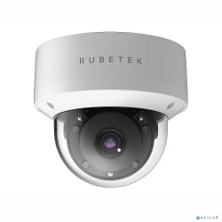 RUBETEK RVX-4114-2.8 Купольная Dome, 4МП 1/3", фикс. объектив 2.8 мм, DWDR, IP66, POE 802.3af, металл