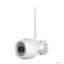 RUBETEK RV-3424/Wh Видеокамера стационарная обзор 100° Full HD (цв. белый), 2 Мп, 1/2.9'' CMOS, объектив 4.0 мм, ONVIF/WebRTC/RTSP, слот microSD, Wi-Fi 2.4 ГГц, IP65, металл