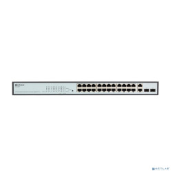 ORIGO OS1326P/280W/A1A Настраиваемый L2 PoE-коммутатор 24x100Base-TX PoE+, 2xCombo 1000Base-T/SFP, PoE-бюджет 280 Вт