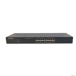 NEOMAX неуправляемый коммутатор NMS-116P-1000-SR, 16 портов 1000 Mbps, металл Rack