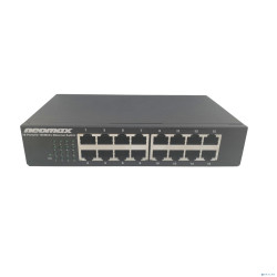 NEOMAX неуправляемый коммутатор NMS-116P-100-S, 16 портов 100 Mbps, металл desktop