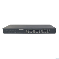 NEOMAX неуправляемый коммутатор NMS-124P-100-SR, 24 порта 100 Mbps, металл Rack