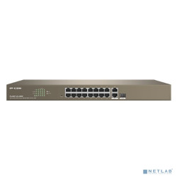 IP-COM F1218P-16-250W Коммутатор в стойку, PoE, 16RJ45*100mbit +2RJ45*1Gbit/1SFP, 250W PoE