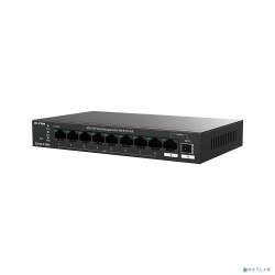 IP-COM G2210P-8-120W Коммутатор управляемый PoE, 10 портов, 9x1 Гбит/с, SFP 1x1 Гбит/с, PoE 8x 30Вт (до 110 Вт)