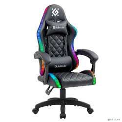 Игровое кресло Energy Черный,RGB,класс 4,PU DEFENDER