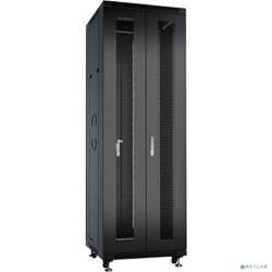 Cabeus ND-05C-42U60/120-BK Шкаф монтажный телекоммуникационный 19" напольный для распределительного и серверного оборудования 42U 600x1200x2055mm (ШхГхВ) передняя и задняя двойные перфорированные двер