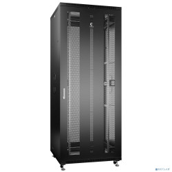 Cabeus ND-05C-42U80/100-BK Шкаф монтажный телекоммуникационный 19" напольный для распределительного и серверного оборудования 42U 800x1000x2055mm (ШхГхВ) передняя и задняя перфорированные двери, ручка