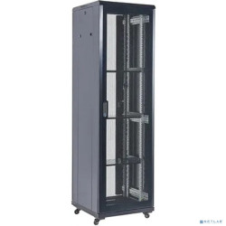 Шкаф серверный Rexant (04-4266-232) напольный 42U 600x800мм пер.дв.перфор. металл 2 бок.пан. направл.под винты 800кг черный 230град. IP20 сталь