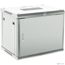 Rexant (04-1866-121) Настенный телекоммуникационный шкаф 19" 18U 600?600мм, дверь металл, с задней стенкой, разборный, серый (RAL 7035)