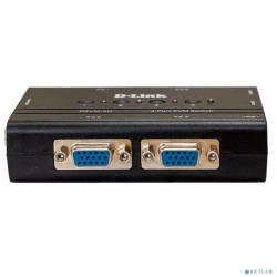 D-Link DKVM-4U/C2A 4-портовый KVM-переключатель с портами VGA и USB