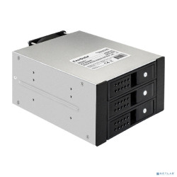 Exegate EX291656RUS Корзина для HDD ExeGate HS335-02 (универсальная, на 3*3,5"/2.5" SATA HDD, занимает 2*5,25" отсека, RTL)