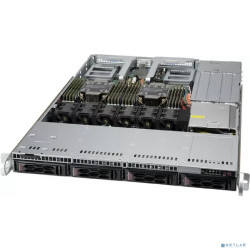 Сервер в сборе / SYS-610C-TR (bundle1) / SYS-610C-TR(bundle1): 1U / 2x Xeon Silver 4310 / 4x DDR4 32GB 1.2V3200 / 1x SSD 240GB SATA, 2.5"/ 1x Dual ports GbE RJ45 /10/100/1000 / 2x 860W Power.