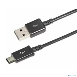 Rexant (18-4268-20) Кабель USB-A – micro USB, 1А, 1м, черный, длинный штекер