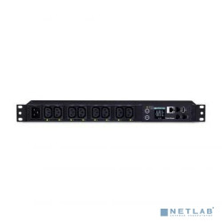 CyberPower PDU81005 PDU 1U type, 16Amp, plug IEC 320 C20, (8) IEC 320 C13