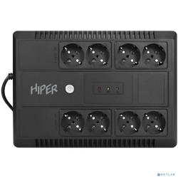 ИБП HIPER INLine LM-800: Линейно-интерактивный 725VA/390W Розетки: 8 CEE АКБ: Свинцово-кислотная, 12В / 7 Ач