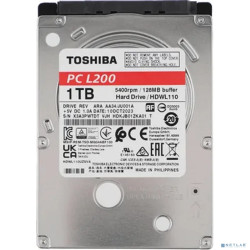 1TB Toshiba L200 Slim (HDWL110UZSVA/HDKCB88ZKA01T) {SATA-III, 5400RPM, 128MB, 2.5", 7mm}
