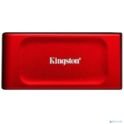 Твердотельный накопитель/ Kingston External SSD XS1000, 1000GB, Type-C/A, USB 3.2 Gen 2, R/W 1050/1000MB/s, 70x33x14mm, 29g., Red (5 лет)