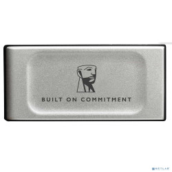 Твердотельный накопитель/ Kingston External SSD XS2000 BOC, 1000GB, Type-C, USB 3.2 Gen 2x2, R/W 2000/2000MB/s, IP55, 70x33x14mm, Silver (60 мес)