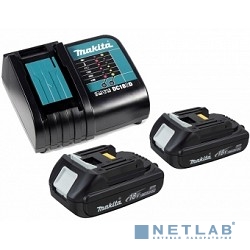 Makita Набор 2 шт BL1815N аккумулятор   + 1 шт  DC18SD зарядное устройсво + кейс [197143-8]