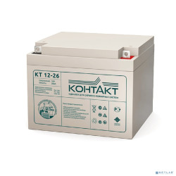 Контакт АКБ КТ 12-26 12V/26Ah {клемма Б-М5 (под болт М5), ДхШхВ 174х166х126мм, масса 7,40 кг, срок службы 5-7 лет}