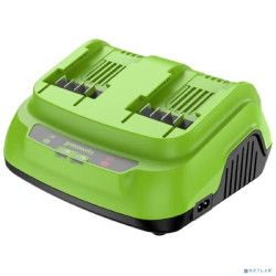 Greenworks G24X2C8 Ультрабыстрое двойное зарядное устройство , 24V, 8A [2958807]