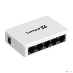 Exegate EX298685RUS Коммутатор неуправляемый ExeGate EDES-1005C (5-портовый UTP 10/100Mbps, с функцией энергосбережения (Green Ethernet Technology), настольный)