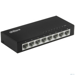 DAHUA DH-PFS3008-8ET 8-портовый коммутатор  8 RJ45 10/100 Мбит/с;  1.6 Гбит/с