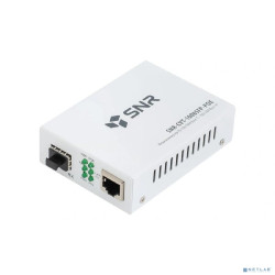 SNR SNR-CVT-1000SFP-POE PoE медиаконвертер для преобразования 10/100/1000Base-T в 100/1000Base-FX с SFP-портом.
