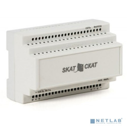 SKAT-12-6,0 DIN (СКАТ ИБП-12/6-DIN)  источник питания 12В 6А пластиковый корпус под DIN рейку  (586)