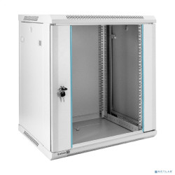 Exegate EX298603RUS Шкаф телекоммуникационный 19" настенный 12U ExeGate EC-WM-12U.450.G.GREY (19”, 12U, 600x450x635mm (ШхГхВ), передняя дверь закаленное стекло, съемные боковые панели, пыле- и влагоза