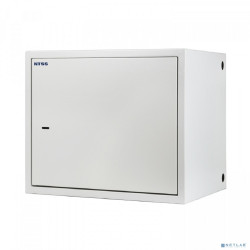 NTSS Шкаф настенный антивандальный распашной NTSS WAR 14U 600*500мм, 2 профиля 19, сварной, серый RAL 7035 NTSS-WAR14U6050