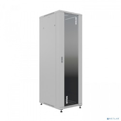 NTSS Шкаф напольный универсальный серверный NTSS R 32U 600х800мм, 4 профиля 19, двери стекло и сплошная металл, боковые стенки съемные, регулируемые опоры, разобранный, серый RAL 7035 NTSS-R32U6080GS