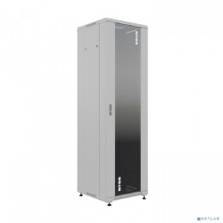 NTSS Шкаф напольный универсальный серверный NTSS R 32U 600х600мм, 4 профиля 19, двери стекло и сплошная металл, боковые стенки съемные, регулируемые опоры, разобранный, серый RAL 7035 NTSS-R32U6060GS