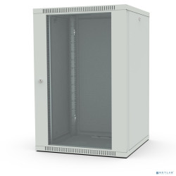 Шкаф настенный 19", 18U Filum FL-WB-1866GM-GY Wall Box (ШхГхВ) 600x600x890 мм, дверь стеклянная, цвет серый RAL7035