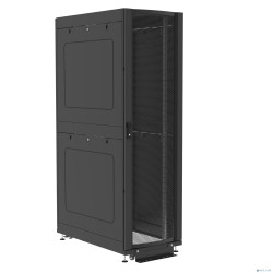 Шкаф напольный 19", 42U Filum FL-DC-426107P2P2M-BK DATA CENTRE (ШхГхВ) 600x1070x2020 мм, двери: перфорированная/распашная перфорированная, цвет черный