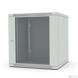 Шкаф настенный 19", 12U Filum FL-WB-1266GM-GY Wall Box (ШхГхВ) 600x600x623 мм, дверь стеклянная, цвет серый RAL7035